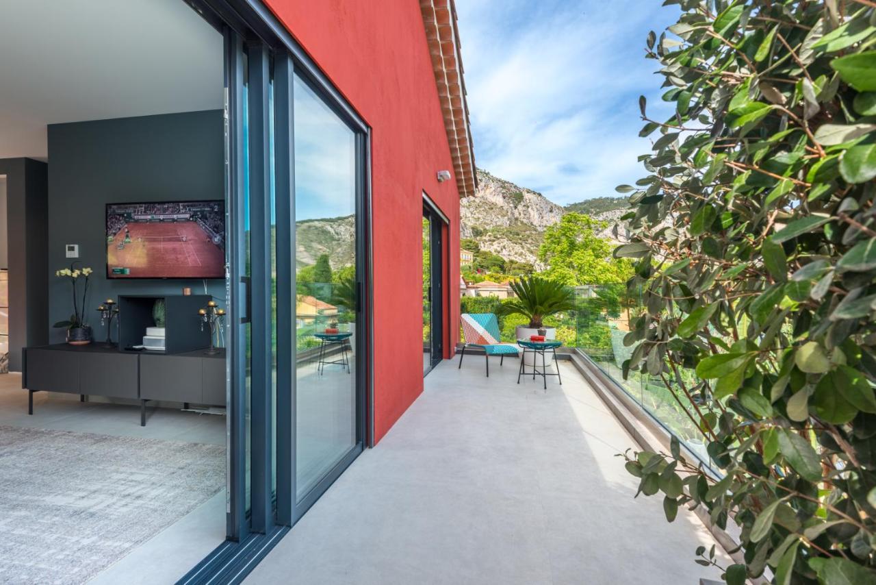 Deluxe Villa Graziella 200 M From The Beach Ез Екстер'єр фото