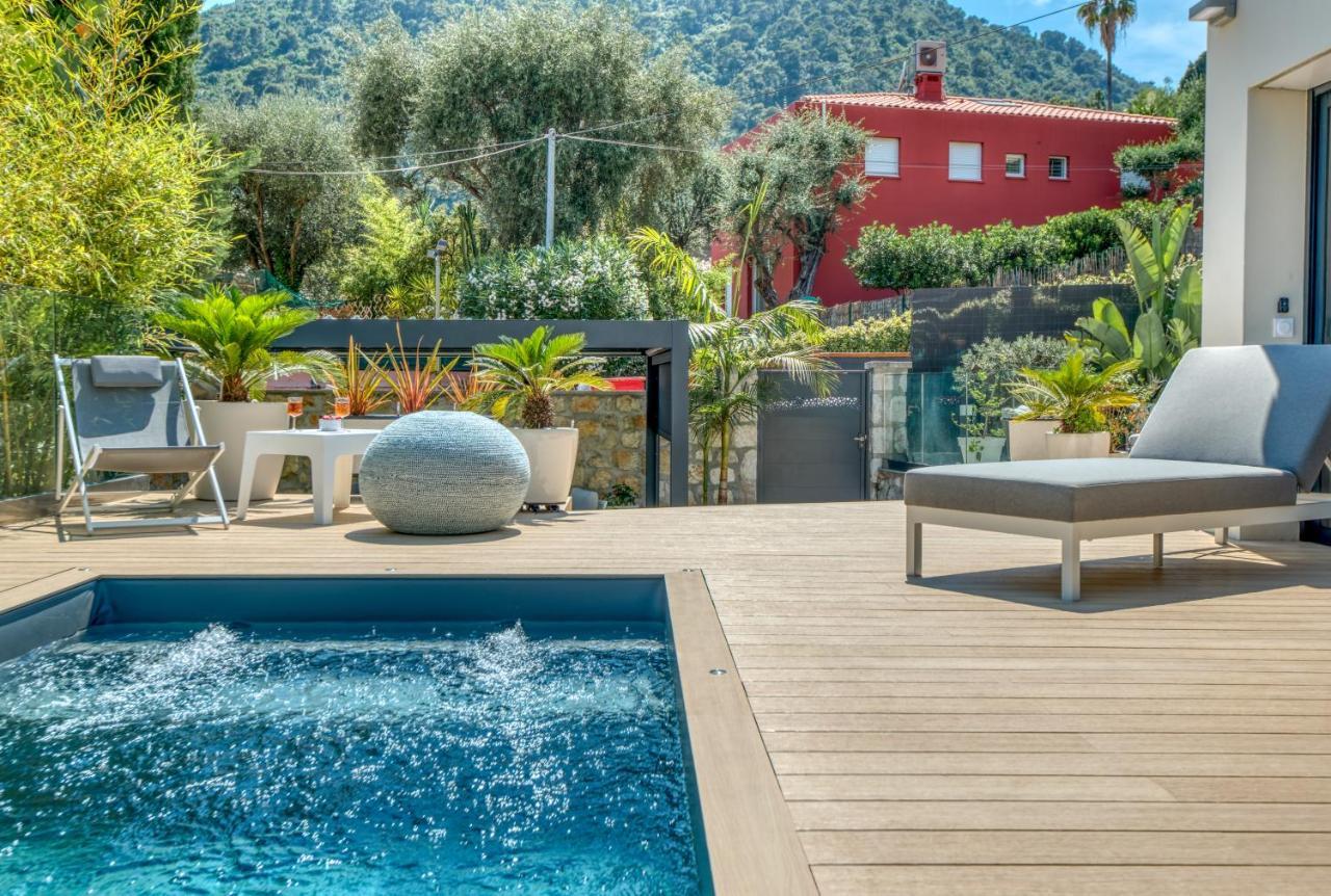 Deluxe Villa Graziella 200 M From The Beach Ез Екстер'єр фото