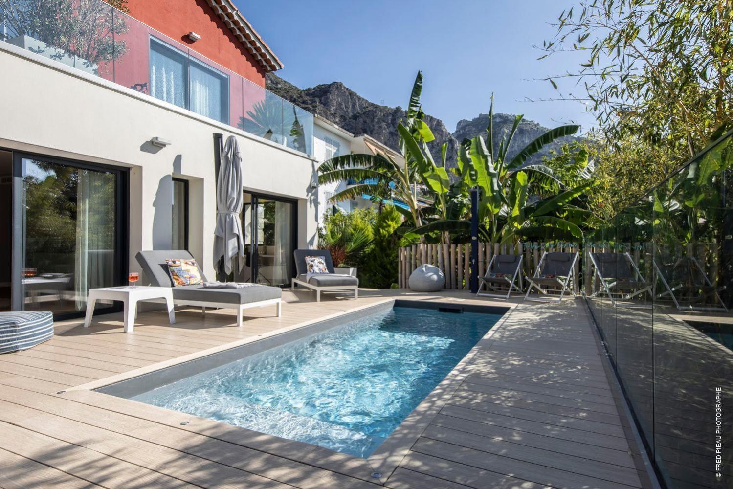 Deluxe Villa Graziella 200 M From The Beach Ез Екстер'єр фото