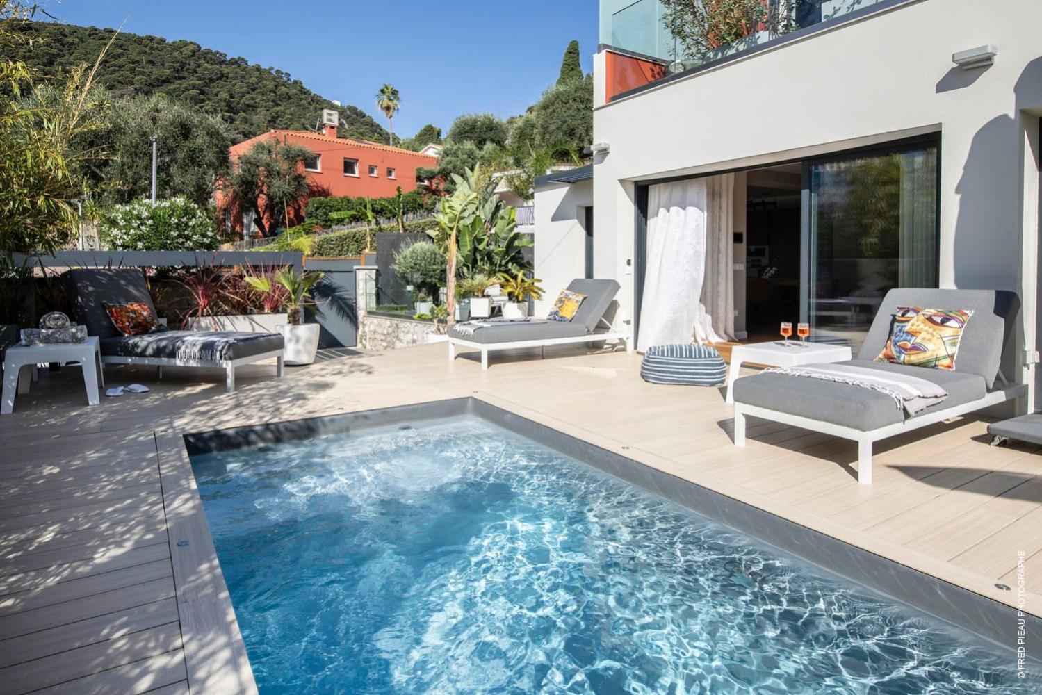 Deluxe Villa Graziella 200 M From The Beach Ез Екстер'єр фото